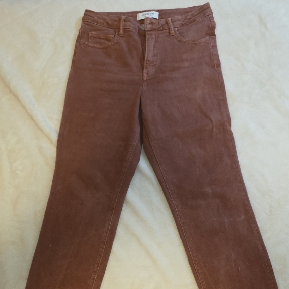 Lovervet Cropped Jeans in Pink Size 30